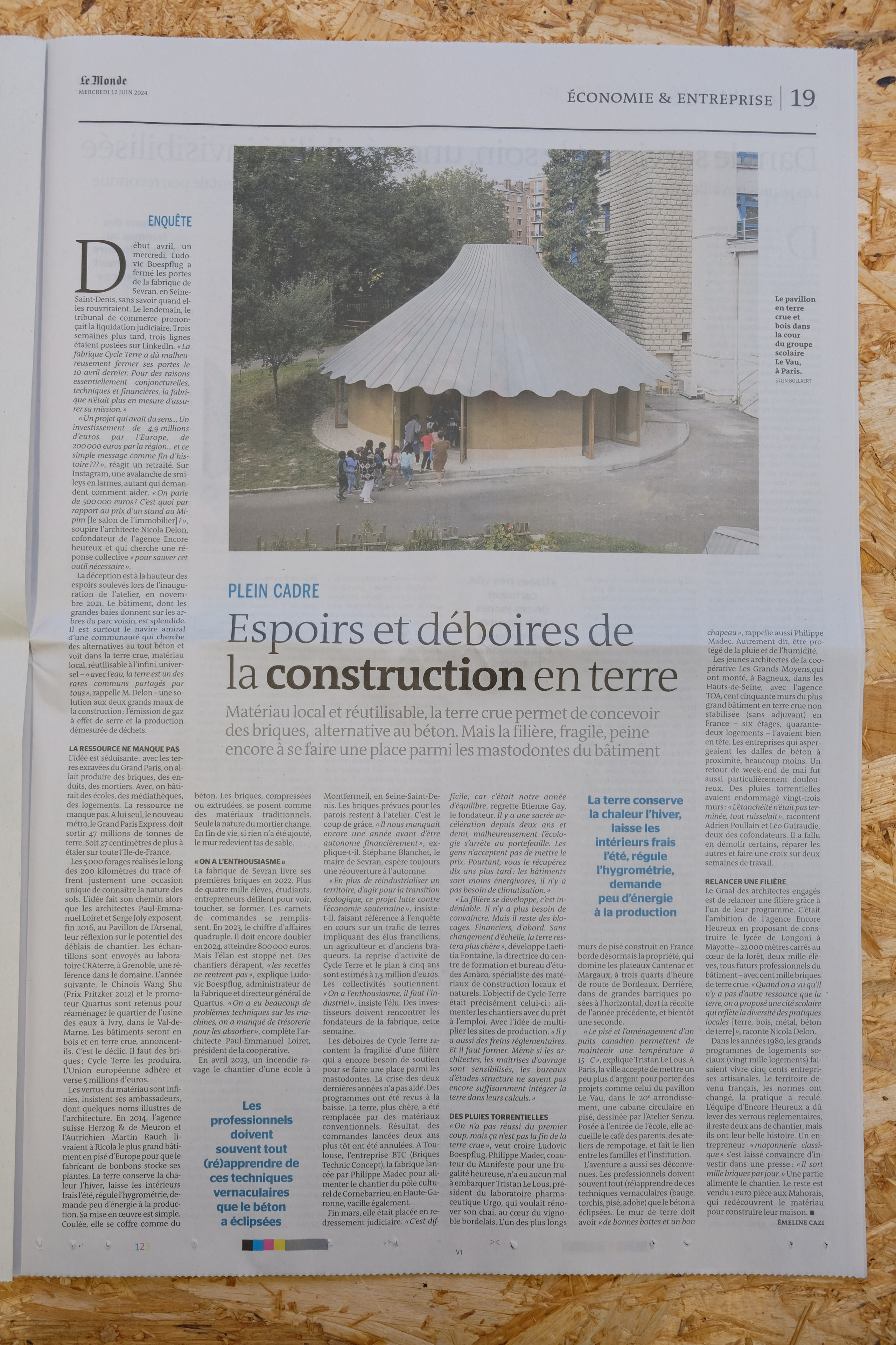 12 juin 2024 - Article Le Monde